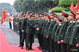 Lãnh đạo Quân uỷ Trung ương, Bộ Quốc phòng dự lễ công bố Quyết định thành lập Quân đoàn 12